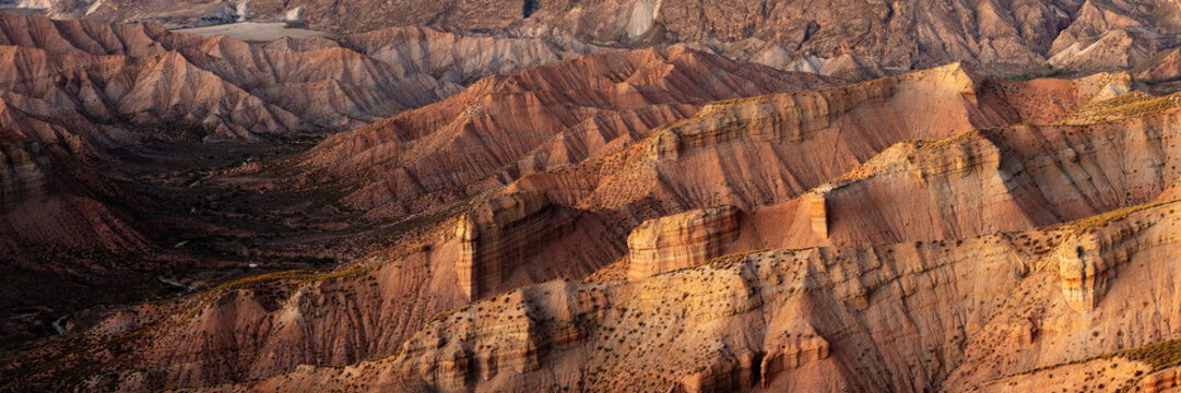 Gorafe desert Los Colorados Canyons Granada Spain