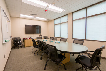 empty conference room