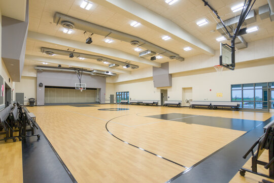 empty School Gym
