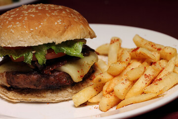 Hamburguesa con Queso