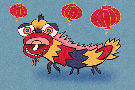 Lunar New Year dragon