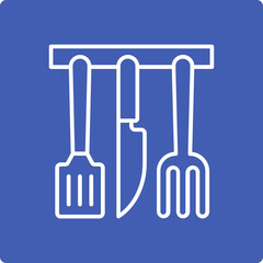 Fototapeta premium Kitchen Tools Icon