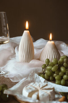 Tabble setting with candles