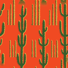 Seamless Colorful Cactus Pattern.

Seamless pattern of Cactus in colorful style. Add color to your digital project with our pattern!