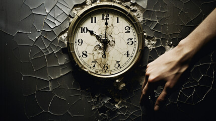 The Chronological Enigma Unveiled: In the Grim Embrace of Haunted Clocks and Sinister Watches, Time Slips into Twilight, Unleashing the Sinister Secrets. Enhanced by Generative AI