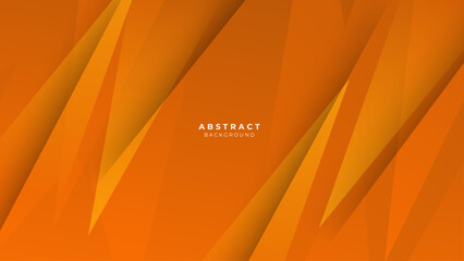 Abstract modern orange geometric shapes vector technology background, for design brochure, website, flyer.