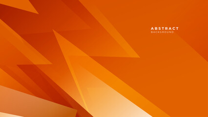 Abstract geometric orange pattern design in memphis style. Vector illustration.