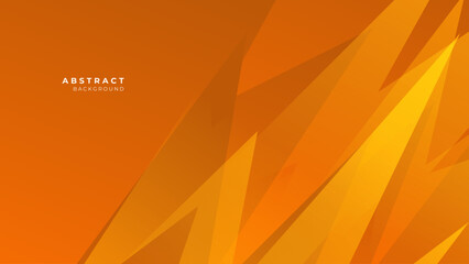 Abstract modern orange geometric shapes vector technology background, for design brochure, website, flyer.