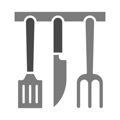 Fototapeta premium Kitchen Tools Icon