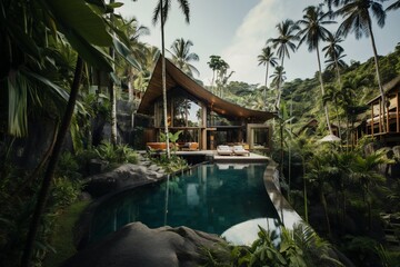 Beautiful Balinese home, Generative Ai