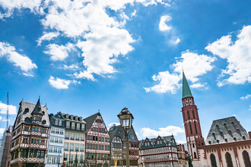 Fototapeta na wymiar Frankfurt old town architecture view in Frankfurt Main, Germany