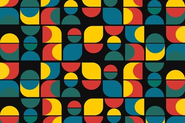 Colorful pattern background with abstract style
