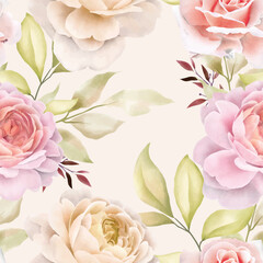 vintage floral seamless pattern design