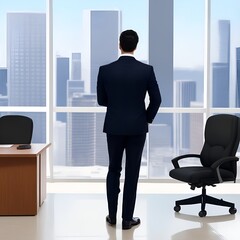 business person in office