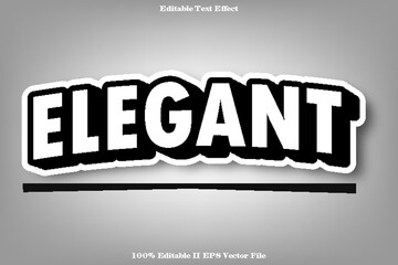 Elegant Editable Text Effect 3d Embos Gradient Style