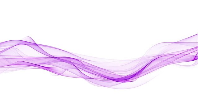 Abstract purple lines loop