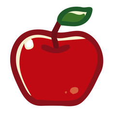 りんごのイラスト