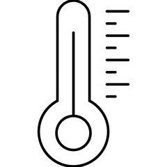 Thermometer medicine icon symbol image vector. Illustration of the temperature cold and hot measure tool design image.