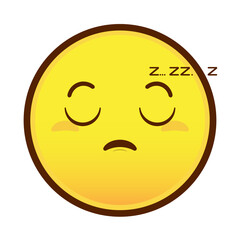 emoji sleep face cartoon cute