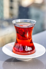 Delicioso té turco, una tradición milenaria en la ciudad de Estambul.