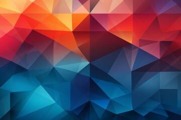 Obraz premium Contemporary Geometric Patterned Background Created with Generative AI
