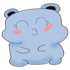 kiss cute bear
