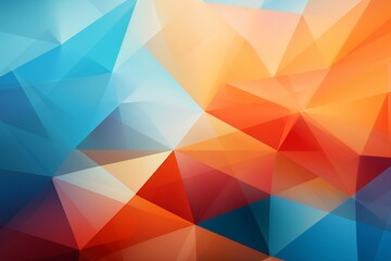 Contemporary Geometric Patterned Background Created with Generative AI