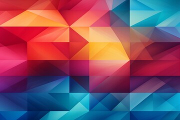 Contemporary Geometric Patterned Background Created with Generative AI