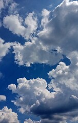 Naklejka na ściany i meble Image Of Clouds In The Sky