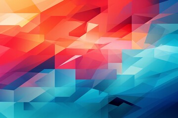 Obraz premium Contemporary Geometric Patterned Background Created with Generative AI