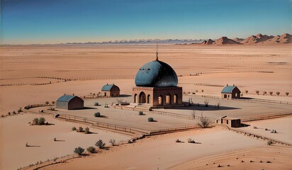 mosque in the desert