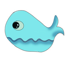 cute whale