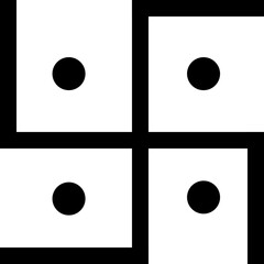 불교 만해 심벌 벡터 일러스트