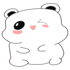 wink eye bear