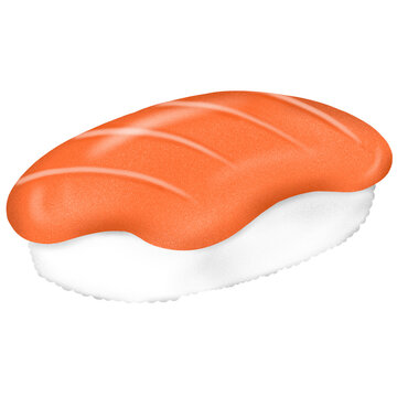 recommend clip art: Sushi salmon 