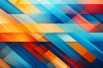 Obraz premium Contemporary Geometric Patterned Background Created with Generative AI