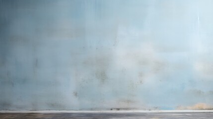 Naklejka na ściany i meble old wall background with paint.Cement Wall Loft Style Wall royalty. blue color. minimal