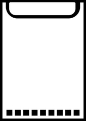 내용물을 넣어 꾸밀수 있는 배경 틀 벡터 일러스트