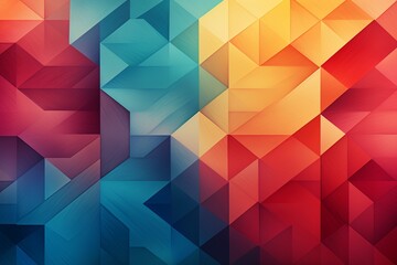 Obraz premium Contemporary Geometric Patterned Background Created with Generative AI