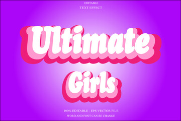 Editable Text Effect Emboss Style