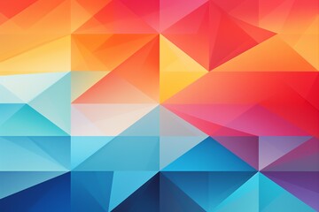 Obraz premium Contemporary Geometric Patterned Background Created with Generative AI