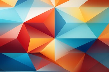 Obraz premium Contemporary Geometric Patterned Background Created with Generative AI