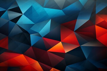 Obraz premium Contemporary Geometric Patterned Background Created with Generative AI
