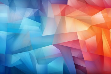 Obraz premium Contemporary Geometric Patterned Background Created with Generative AI