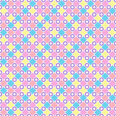 Fototapeta na wymiar Colorful Vector geometric seamless pattern, tiles, fabric, paper, wraping and decorations.