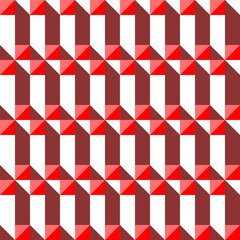 Obraz premium Vector geometric seamless pattern, tiles, fabric, paper, wrapping and decorations. Abstract background.