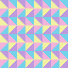 Obraz premium Colorful Vector geometric seamless pattern, tiles, fabric, paper, wraping and decorations.
