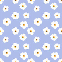 seamless pattern with flowers