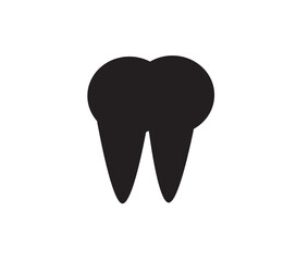 tooth icon on white