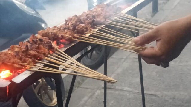 Grilled Madura special satay
